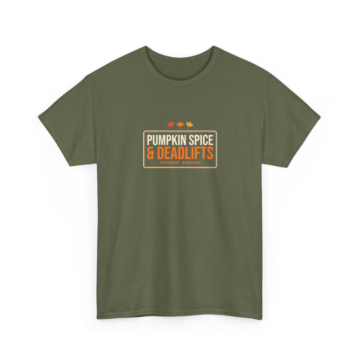 Pumpkin Spice & Deadlifts | Men's Graphic Gym T-Shirt