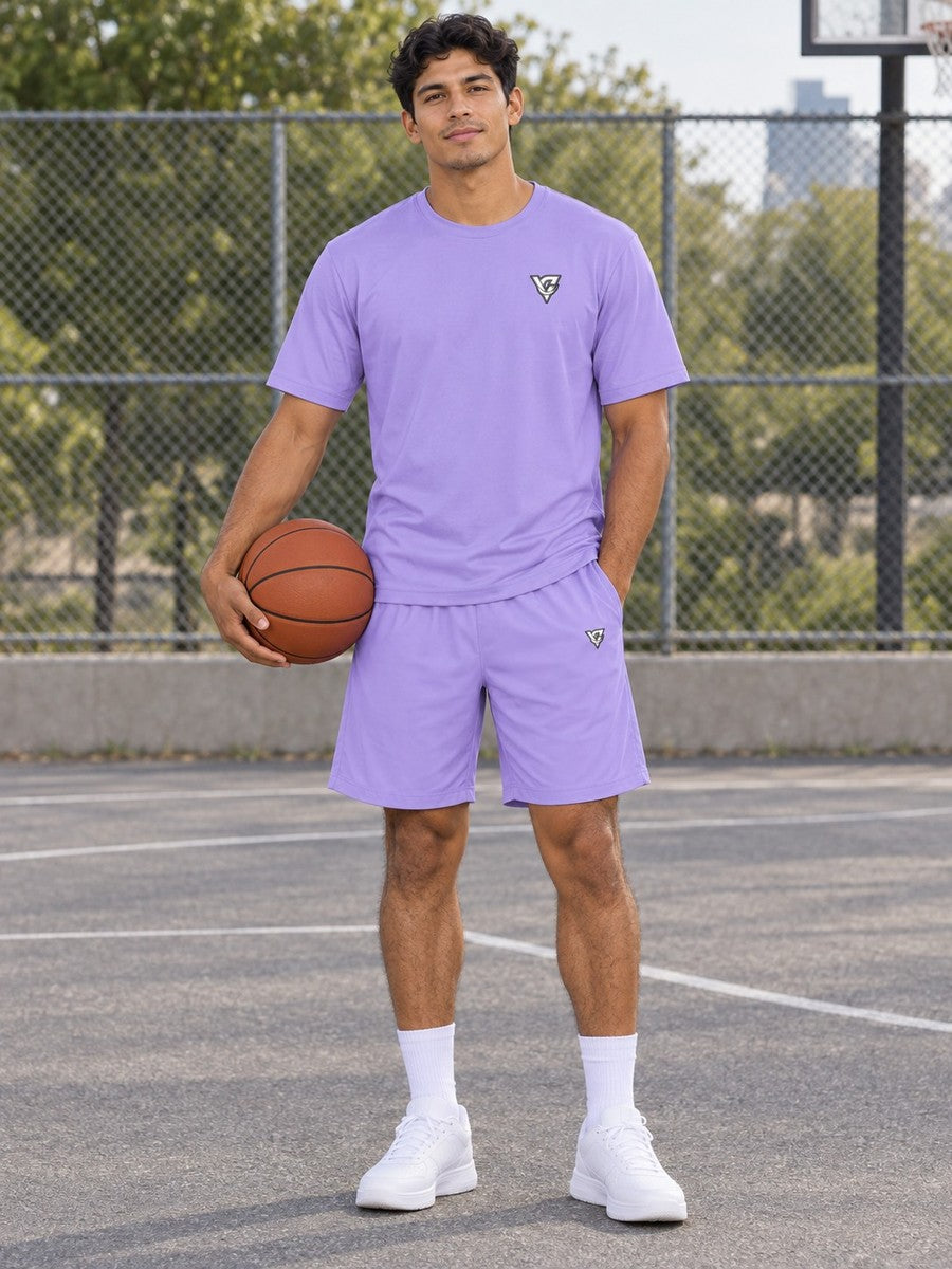 Vantacore Solid Lavender Men's Sports Jersey - front view