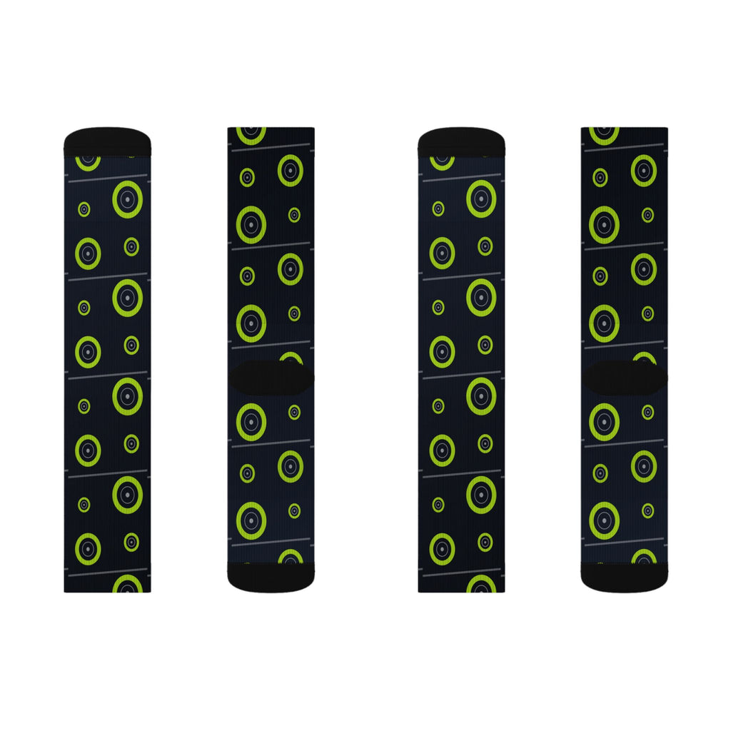 Training & Gym Volt Night Iron Plate Athletic Crew Socks
