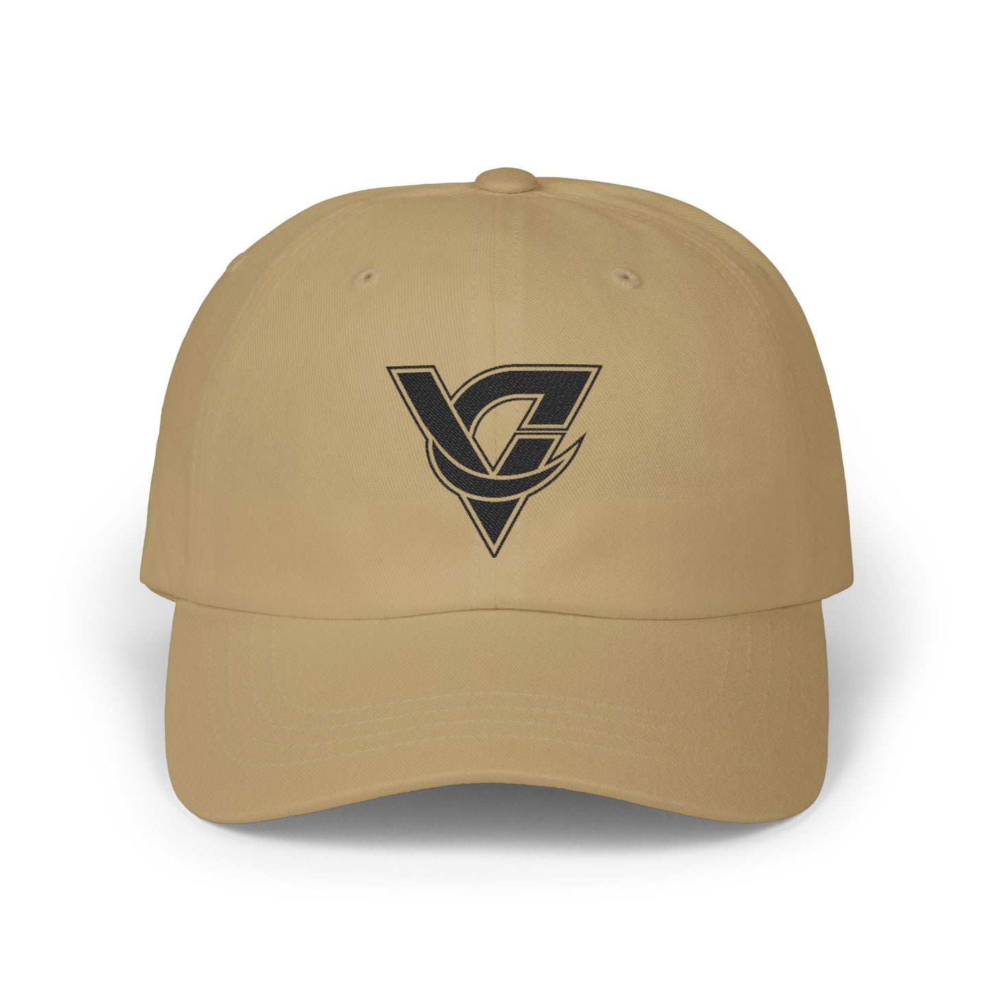 Dad Cap — Vintage Monogram Triangle Logo Embroidered Hat