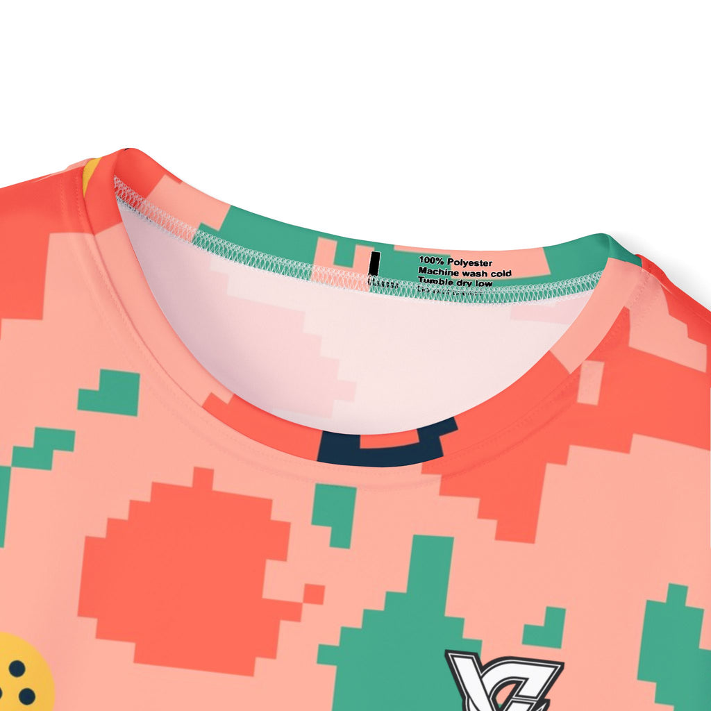 Pickleball Coral Reef Pixel Camo Men's Sports Jersey