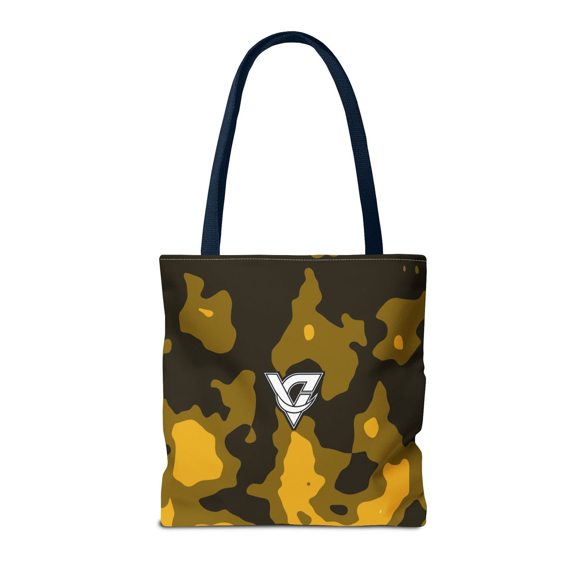 Mustard Magma Tote Bag — All-Over Print Gym & Everyday Tote