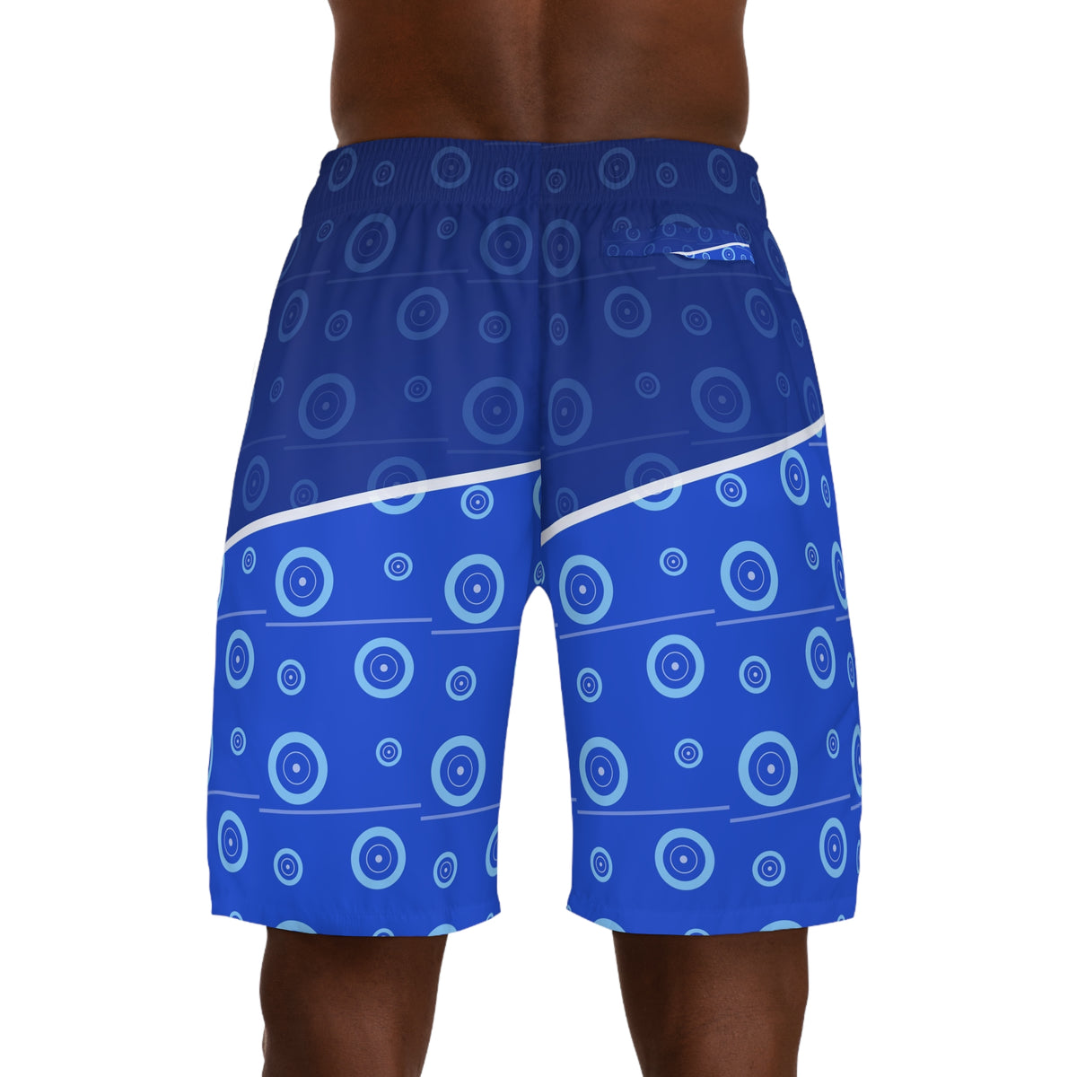 Training & Gym Royal Ice Iron Plate Men's Athletic Shorts with Pockets