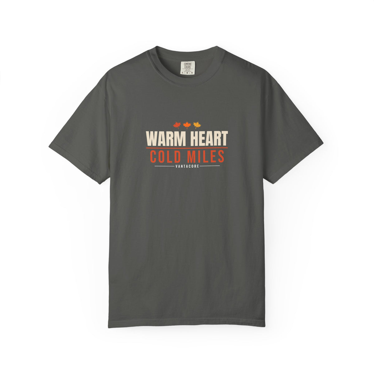 Warm Heart Cold Miles | Women's Garment-Dyed Graphic Tee