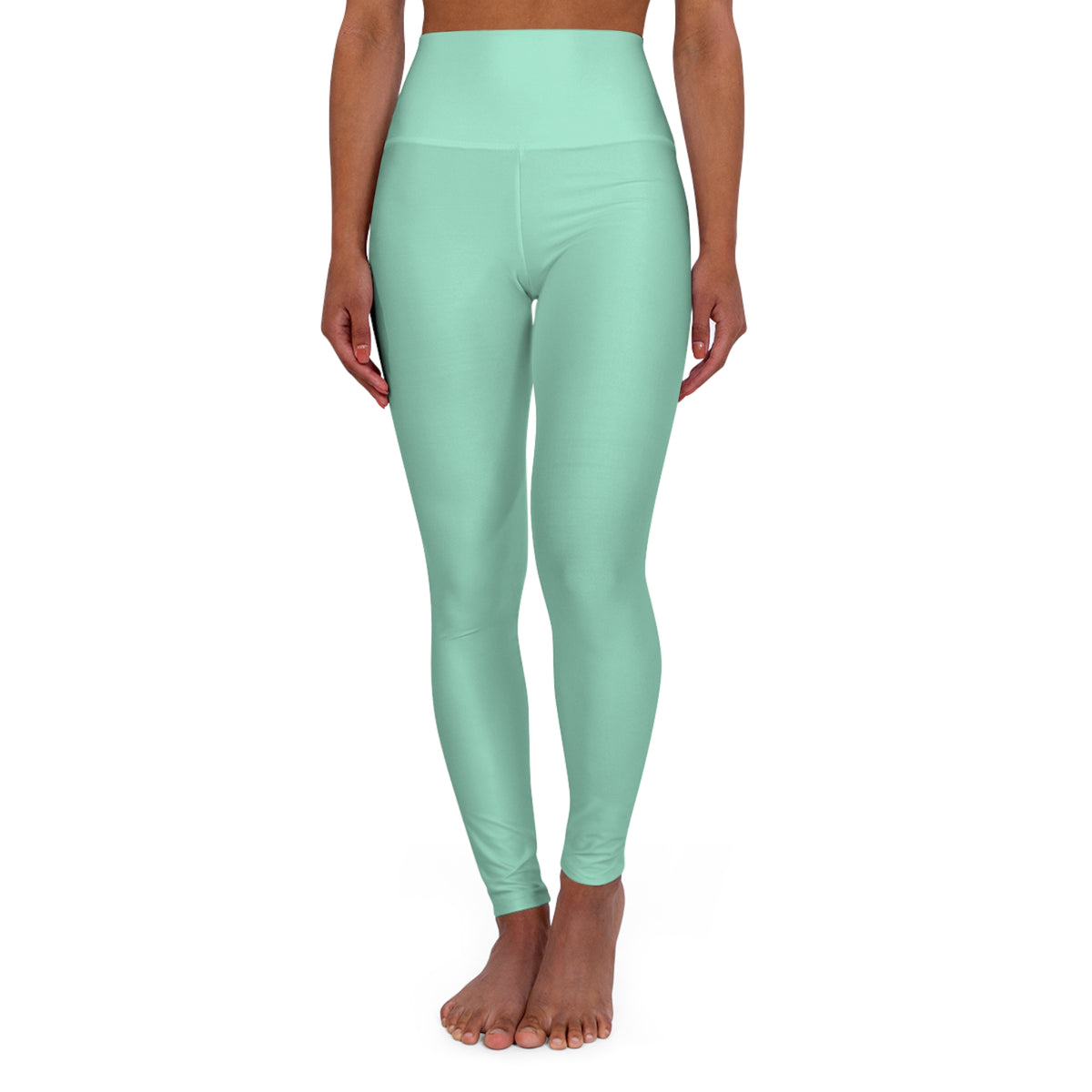 Seafoam Mint Essential High-Waisted Yoga Leggings