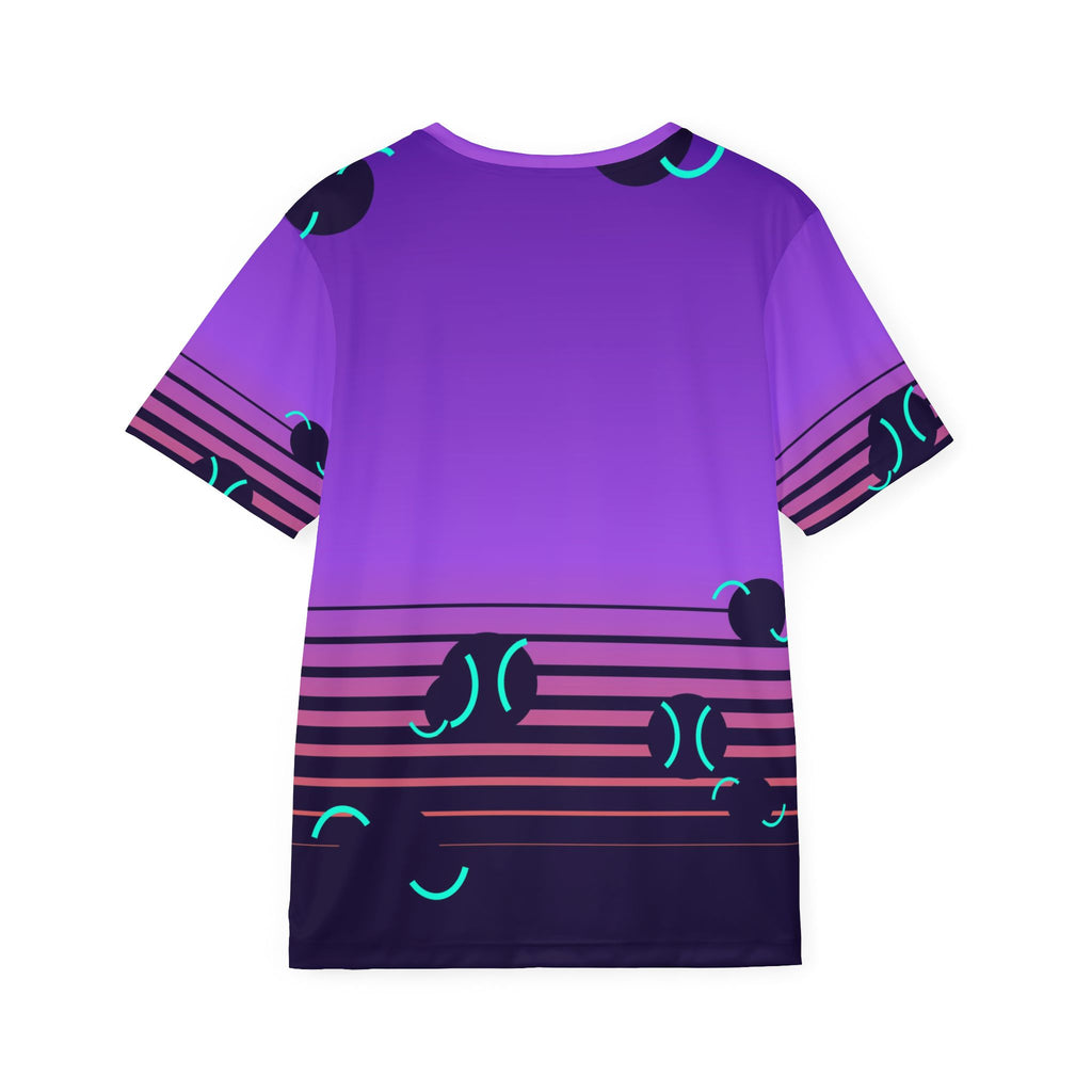 Tennis Galaxy Glow Horizon Fade Men's Sports Jersey