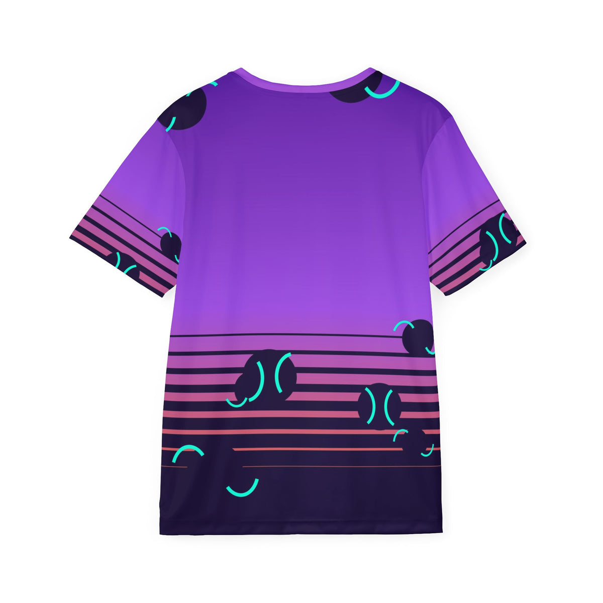 Tennis Galaxy Glow Horizon Fade Men's Sports Jersey