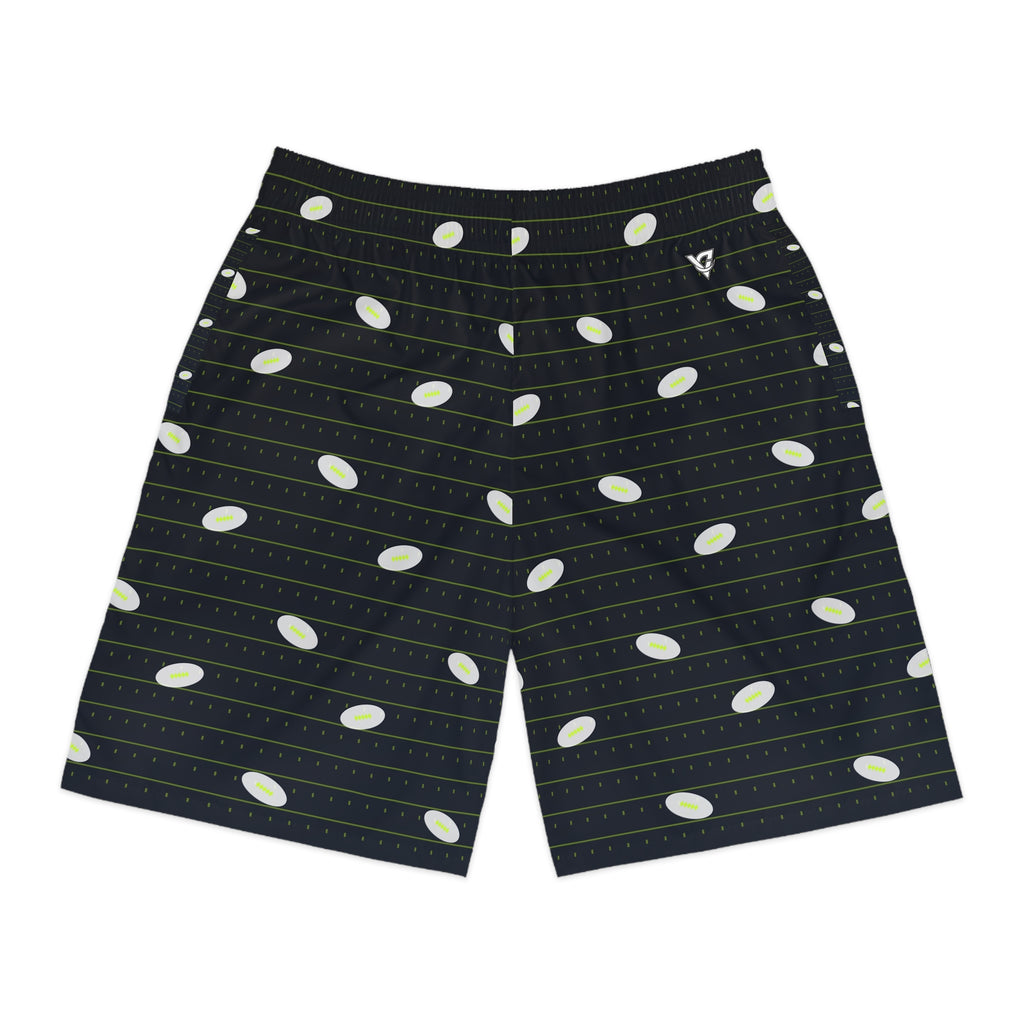 Football Volt Night Gridiron Men's Athletic Shorts with Pockets