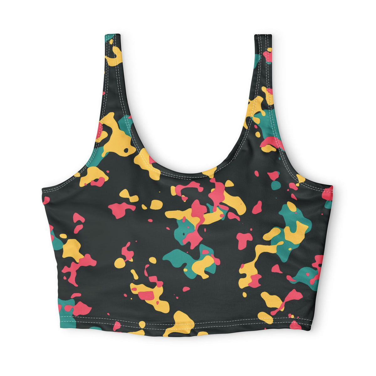 Tropic Splatter Sports Bra