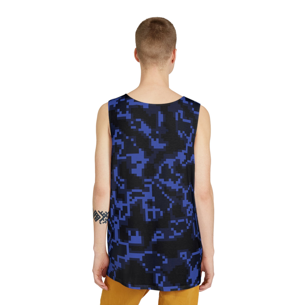 Midnight Digital Camo Men's Athletic Tank