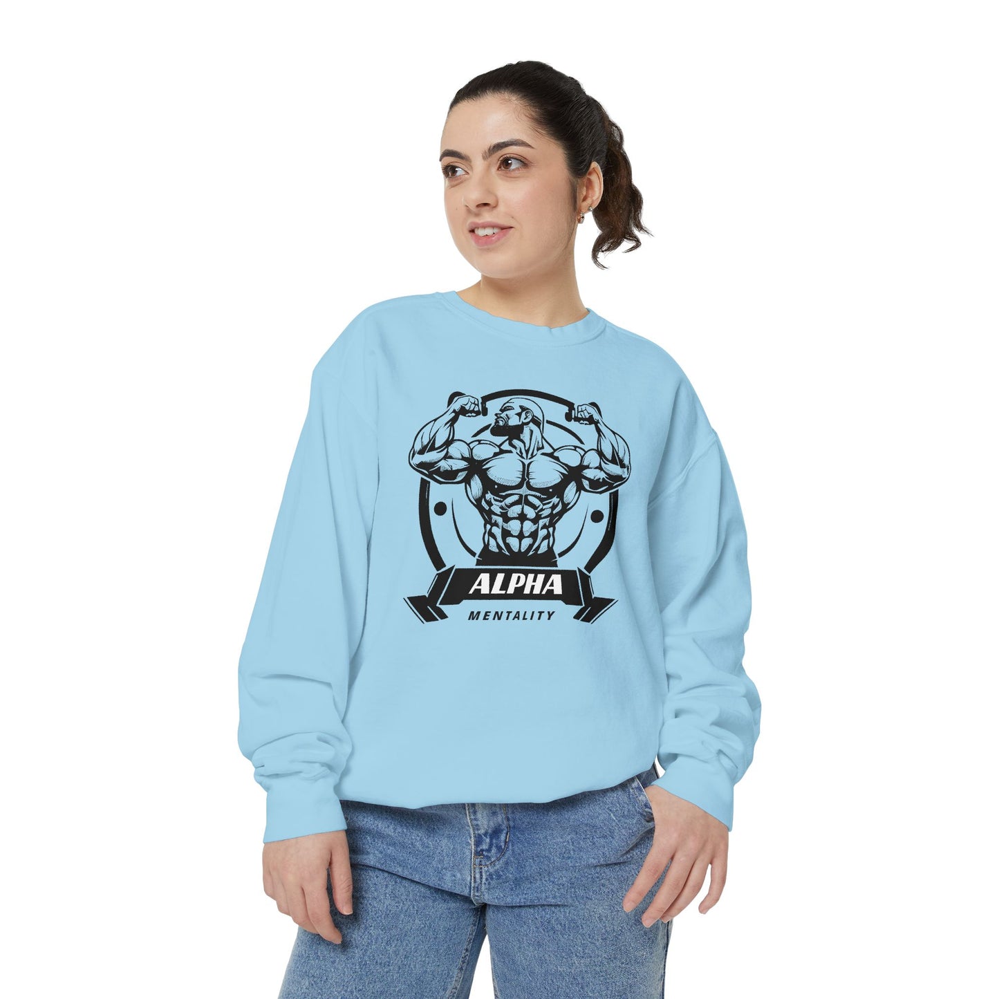 Alpha Mentality Sweatshirt | Muscular Gym Crewneck