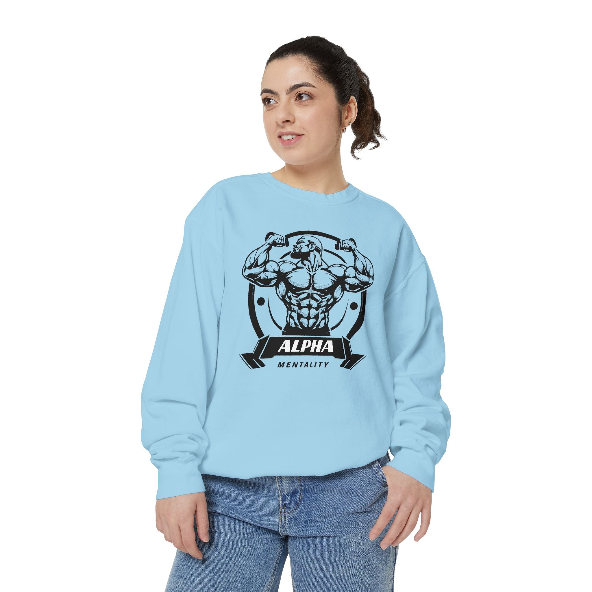 Alpha Mentality Sweatshirt | Muscular Gym Crewneck