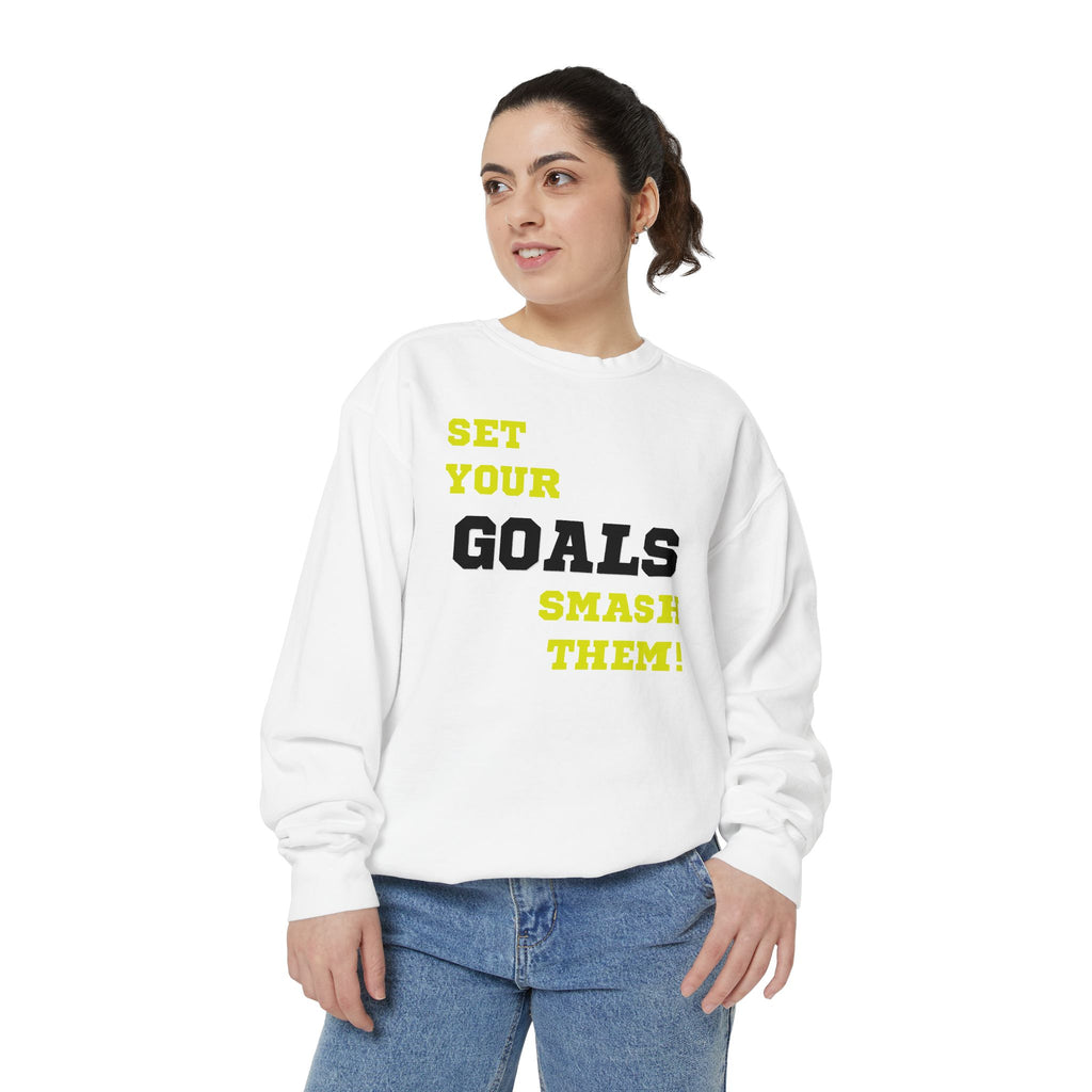 Set Goals | Motivational Crewneck Sweatshirt