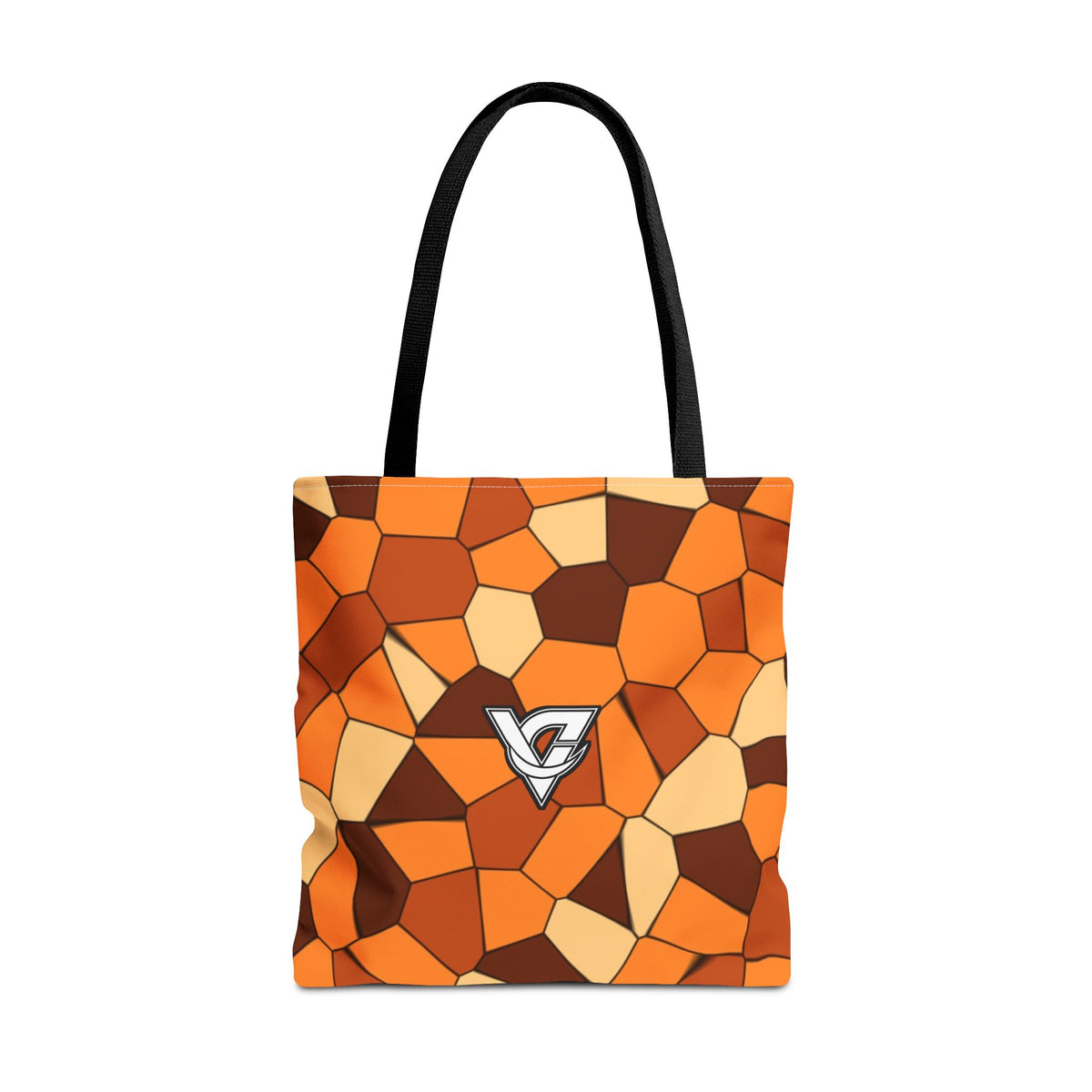 Pumpkin Mosaic Tote Bag — All-Over Print Gym & Everyday Tote