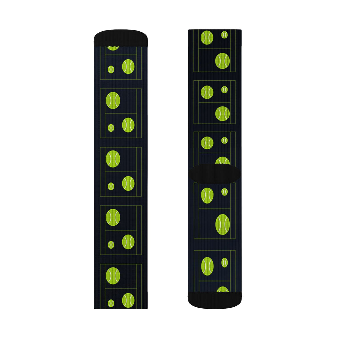 Tennis Volt Night Baseline Seam Athletic Crew Socks