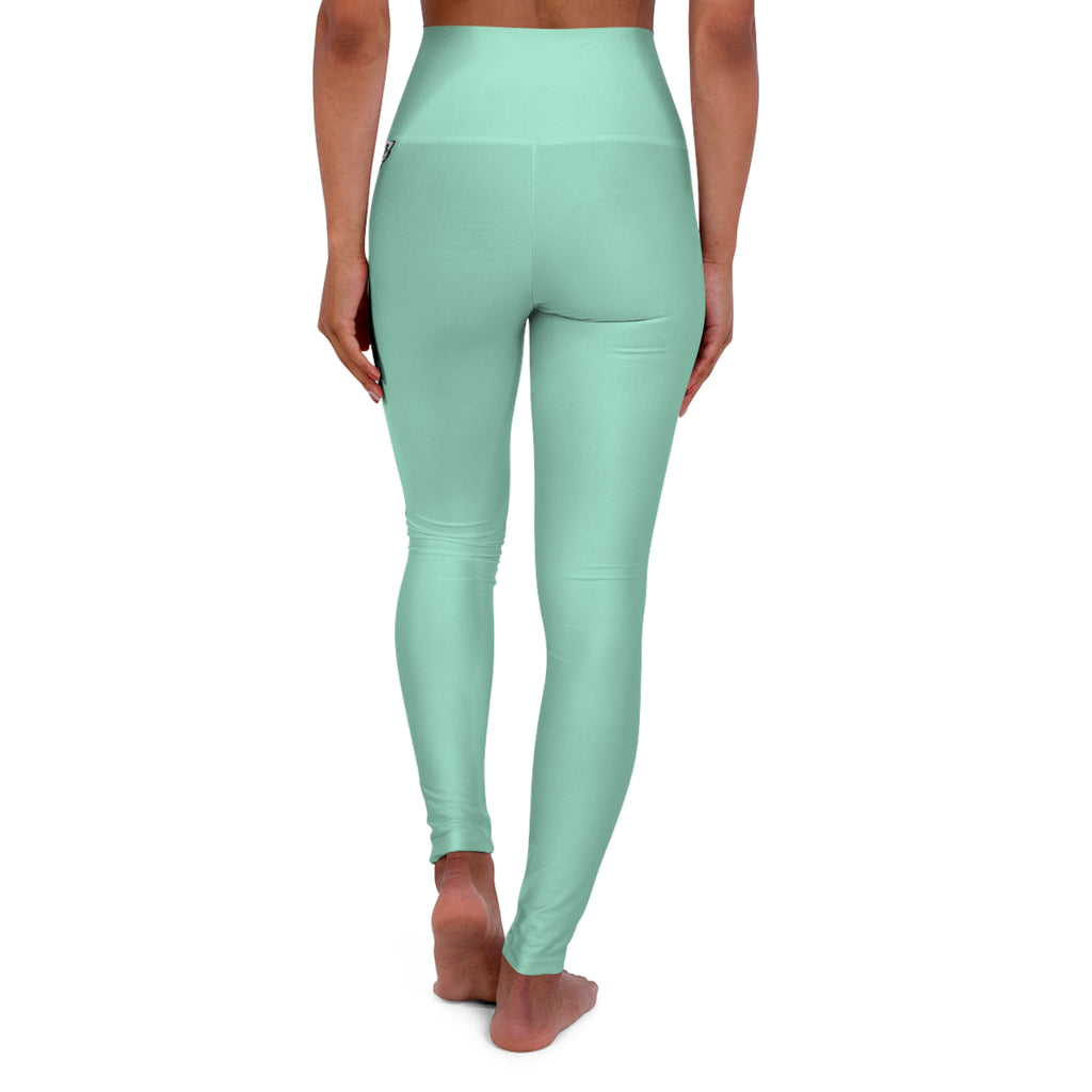 Seafoam Mint Essential High-Waisted Yoga Leggings