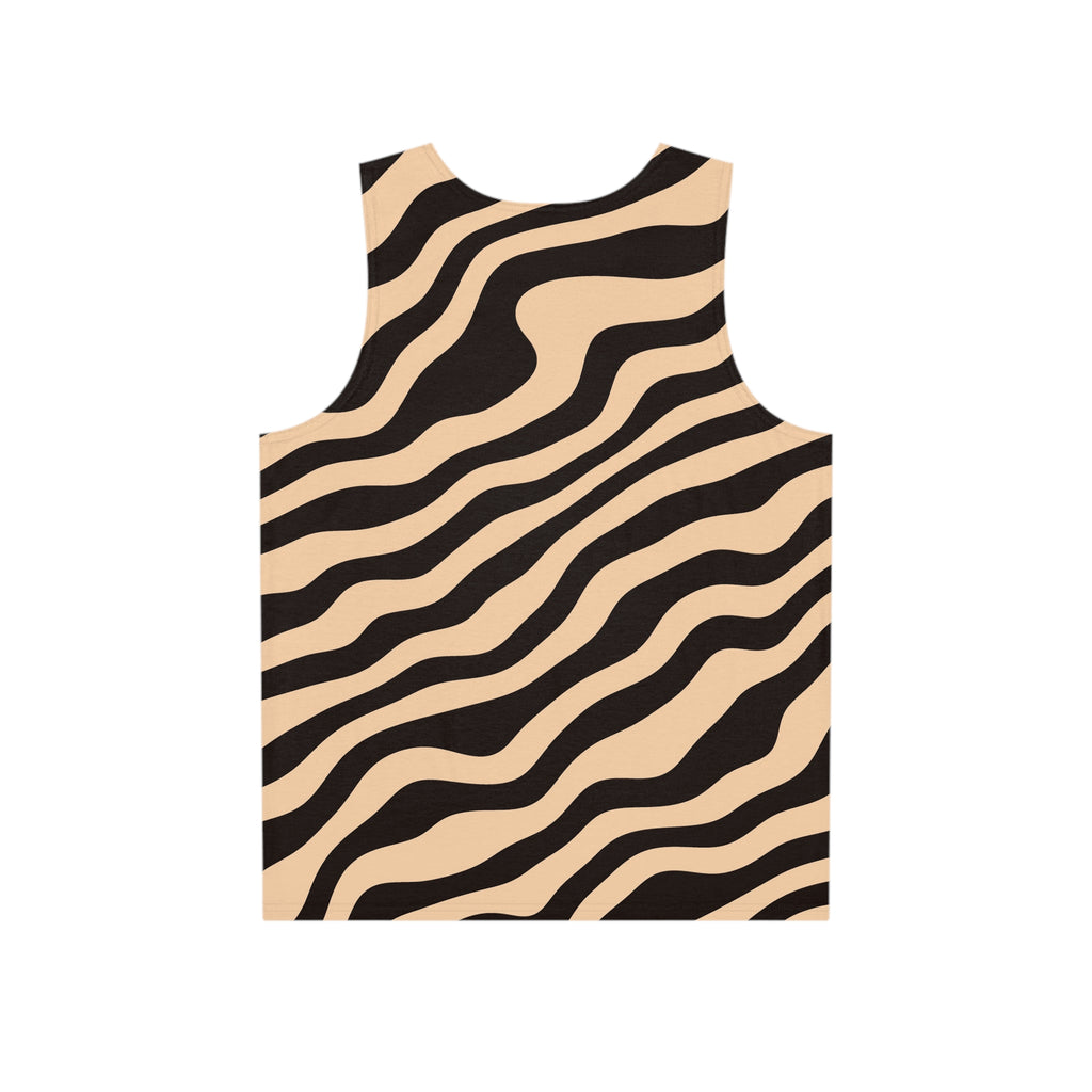 Cinnamon Zebra Men's Athletic Tank