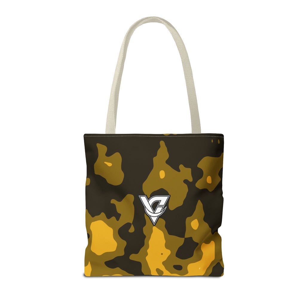 Mustard Magma Tote Bag — All-Over Print Gym & Everyday Tote