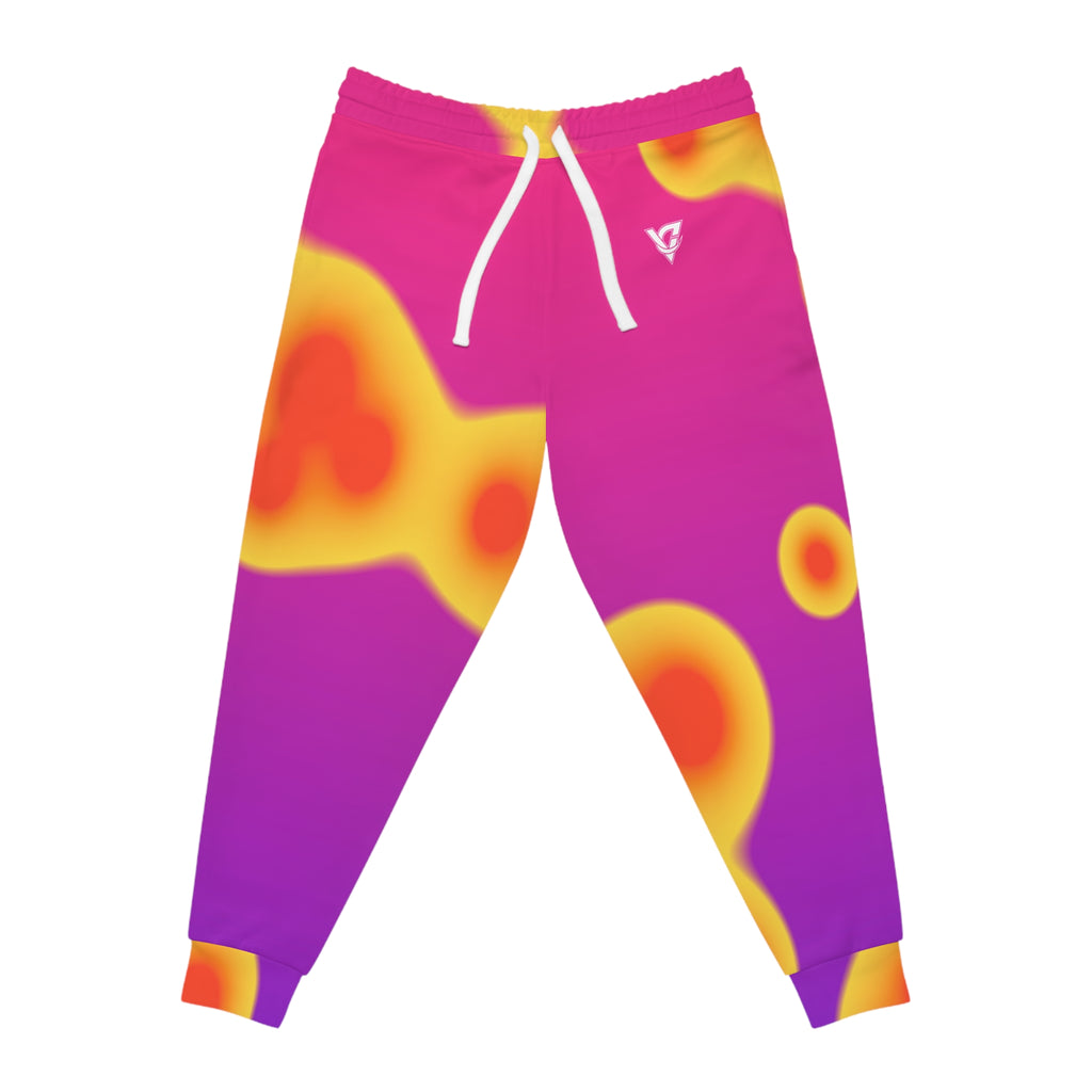 Women's Lava Lamp Joggers – Colorful All-Over Print Athletic Jogger Pants