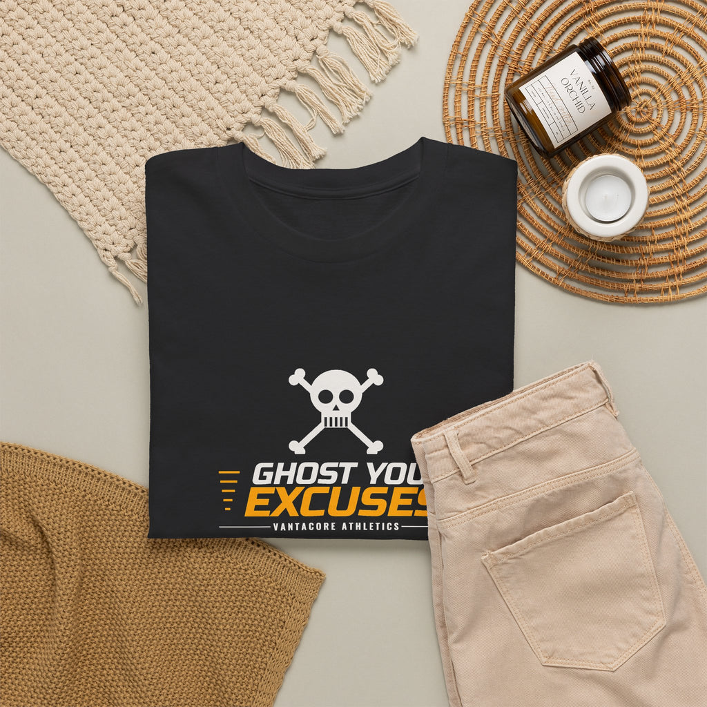 Ghost Your Excuses | Men's Halloween Graphic Gym T-Shirt