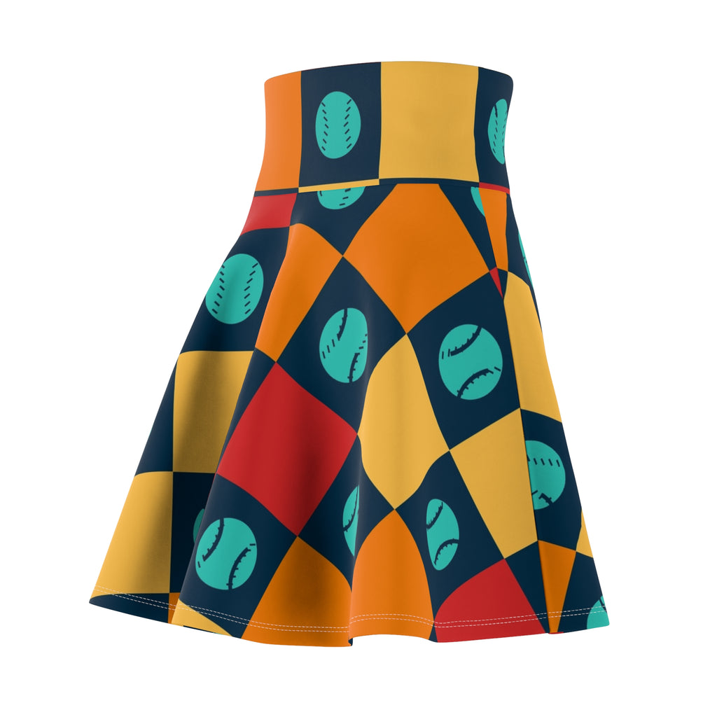 Baseball & Softball Tropic Heat Checker Drive Women's Athletic Skater Skirt