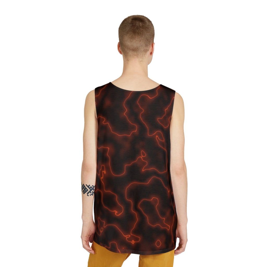 Rust Marble Men's Athletic Tank