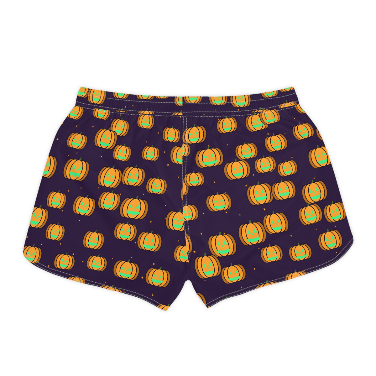 Women's Multipurpose Athletic Shorts with Pockets | Halloween Hocus Pocus Jack-O'-Lantern