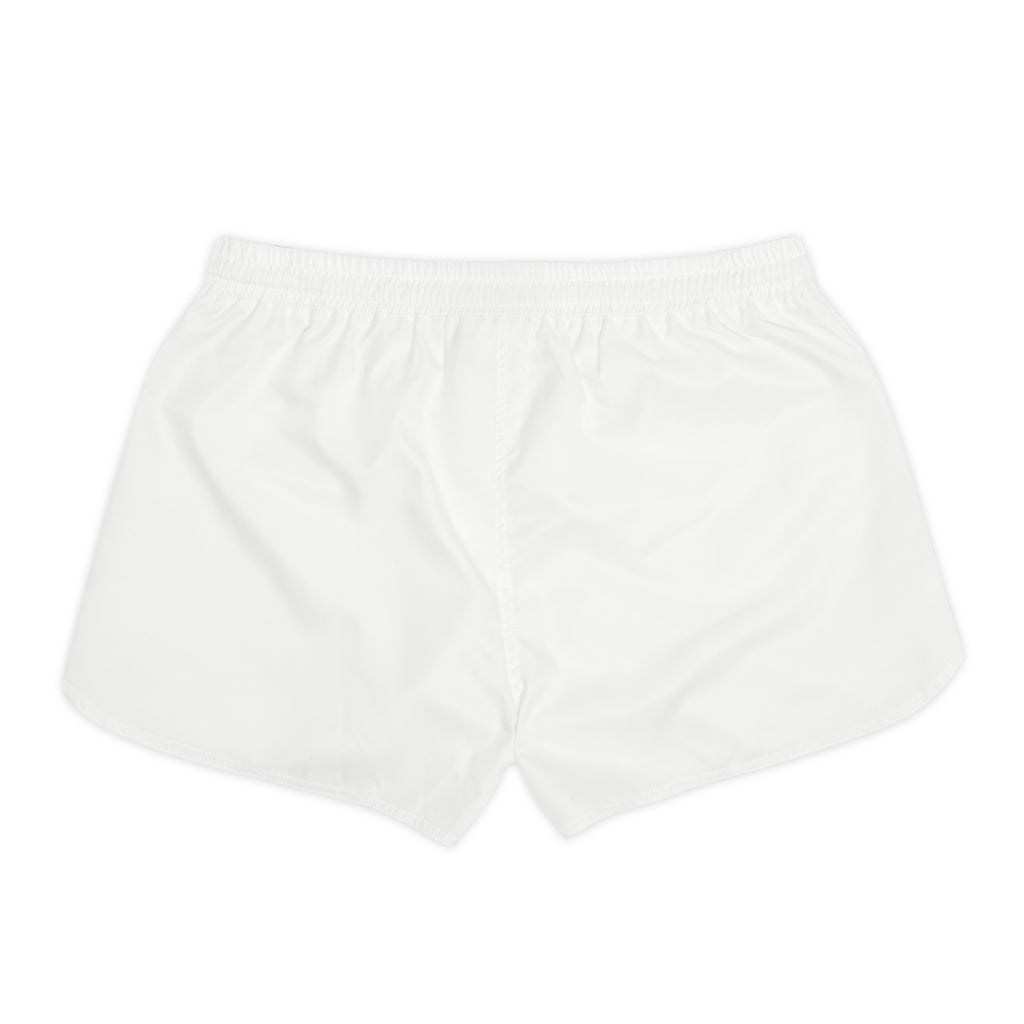 Vantacore Solid White Women's Athletic Shorts with Pockets