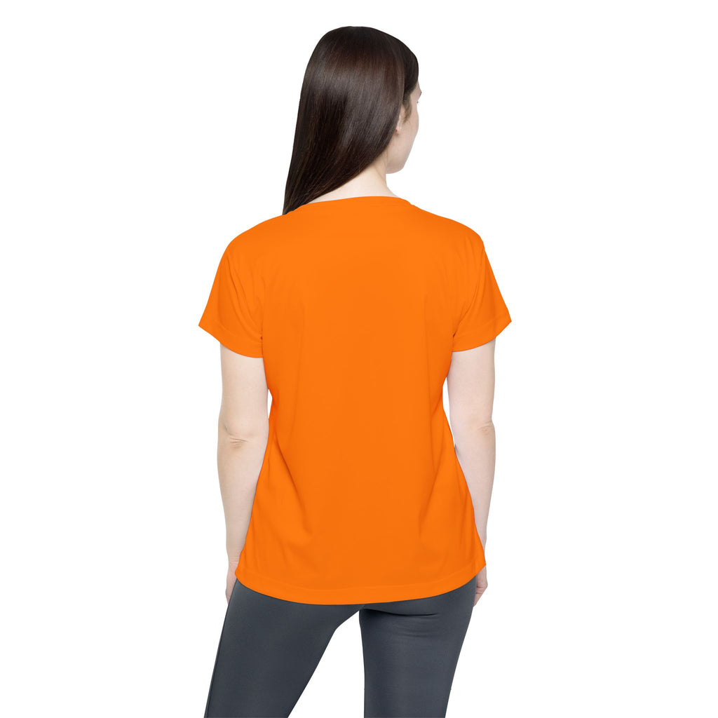 Vantacore Solid Orange Women's Sports Jersey