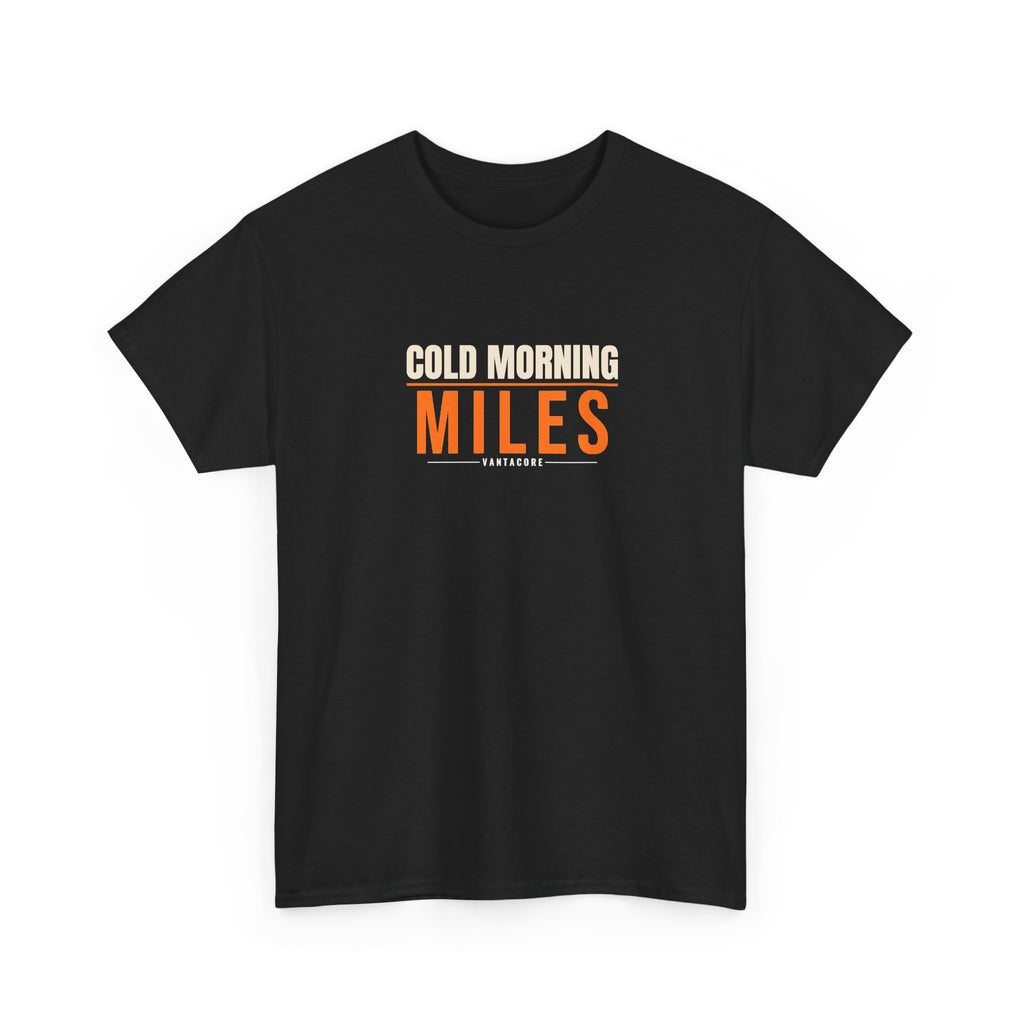 Cold Morning Miles | Men's Graphic Gym T-Shirt