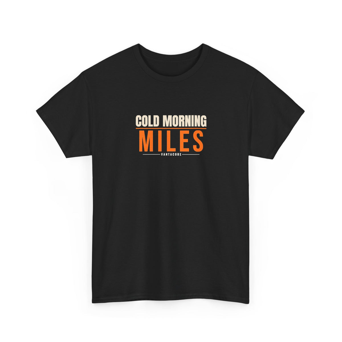 Cold Morning Miles | Men's Graphic Gym T-Shirt