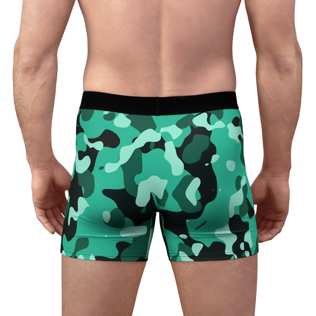 Mint Camo Men's Boxer Briefs — Performance Underwear