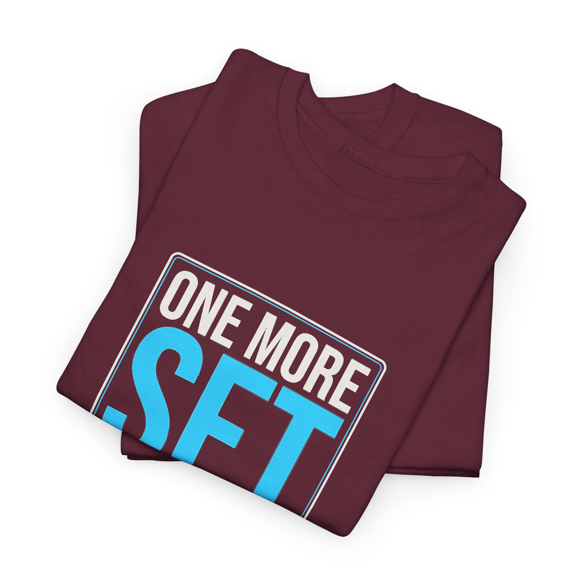 One More Set | Men's Graphic Gym T-Shirt