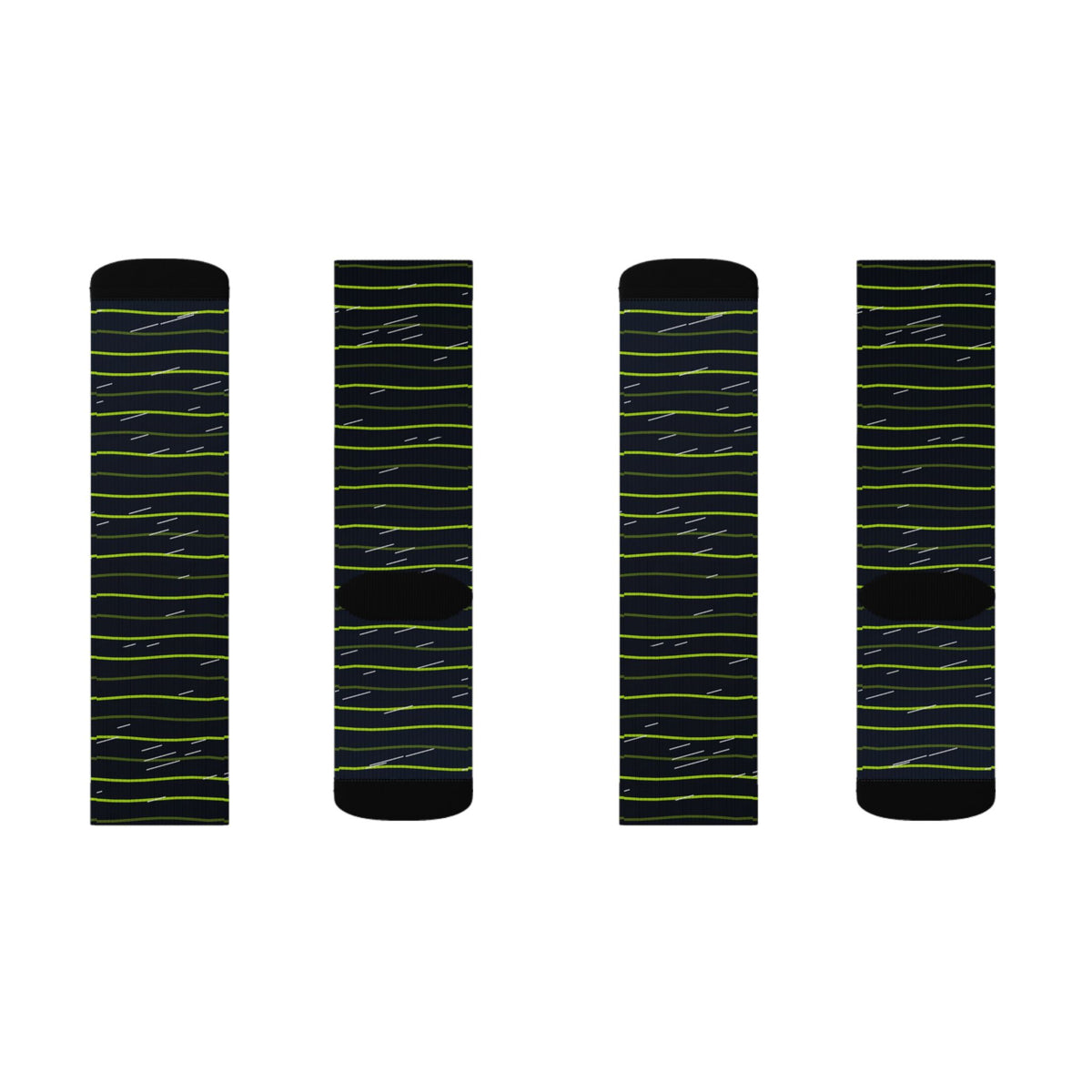 Running Volt Night Pace Lanes Athletic Crew Socks