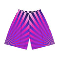 Men's Royal Sunburst Athletic Sports Shorts