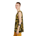 Mustard Falling Leaves Men's Athletic Tank