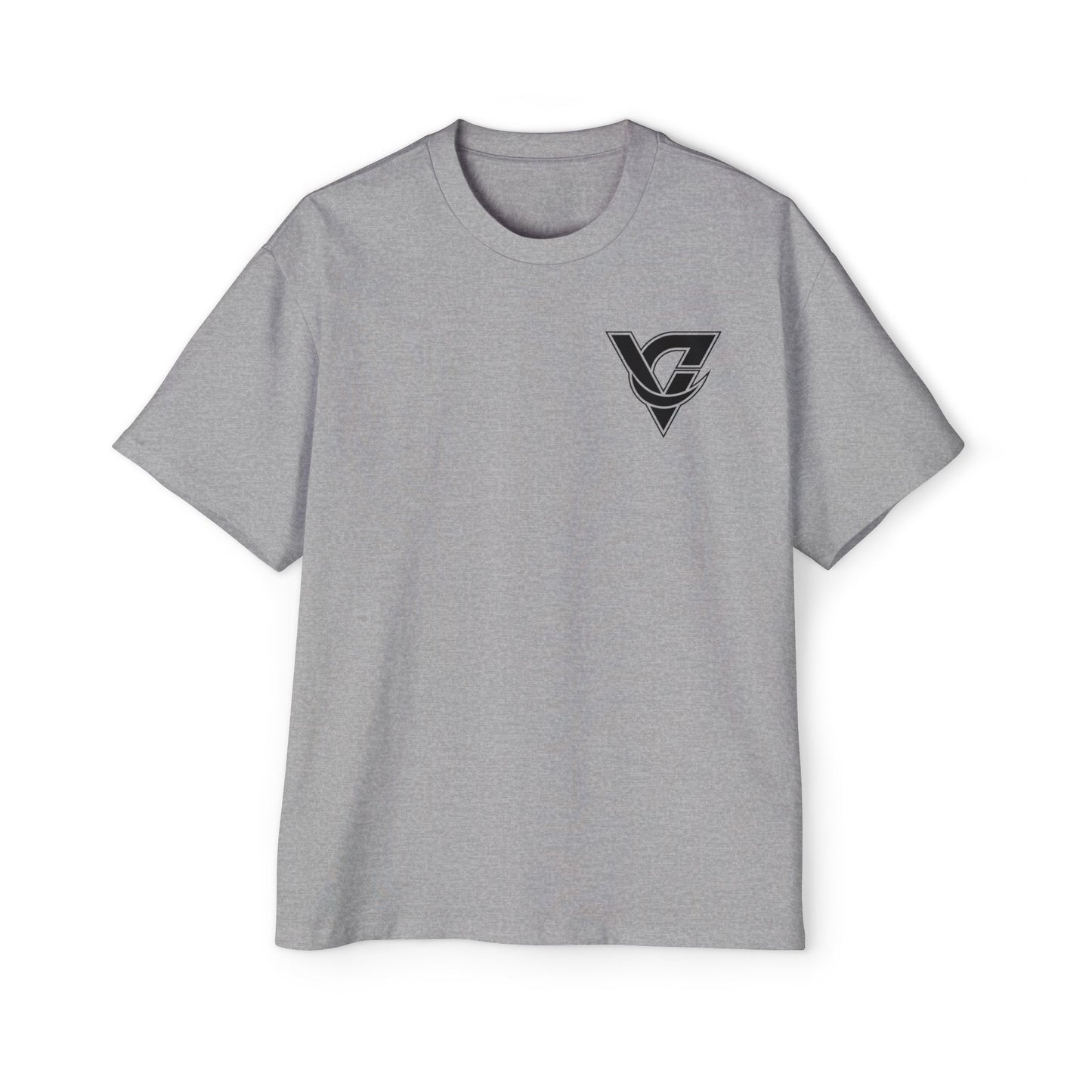 Graphic Tee — Minimal Geometric V Logo Chest Print