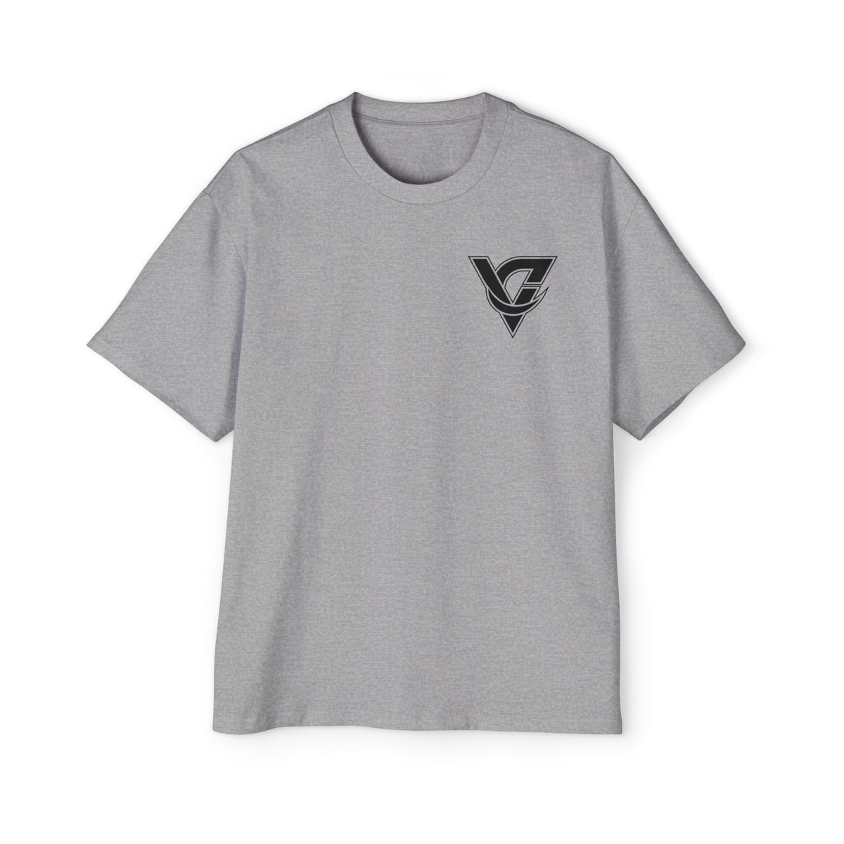 Graphic Tee — Minimal Geometric V Logo Chest Print