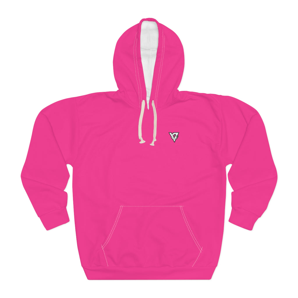 Hot Pink Essential Women's Pullover Hoodie