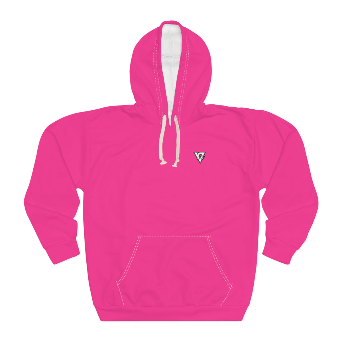 Hot Pink Essential Women's Pullover Hoodie