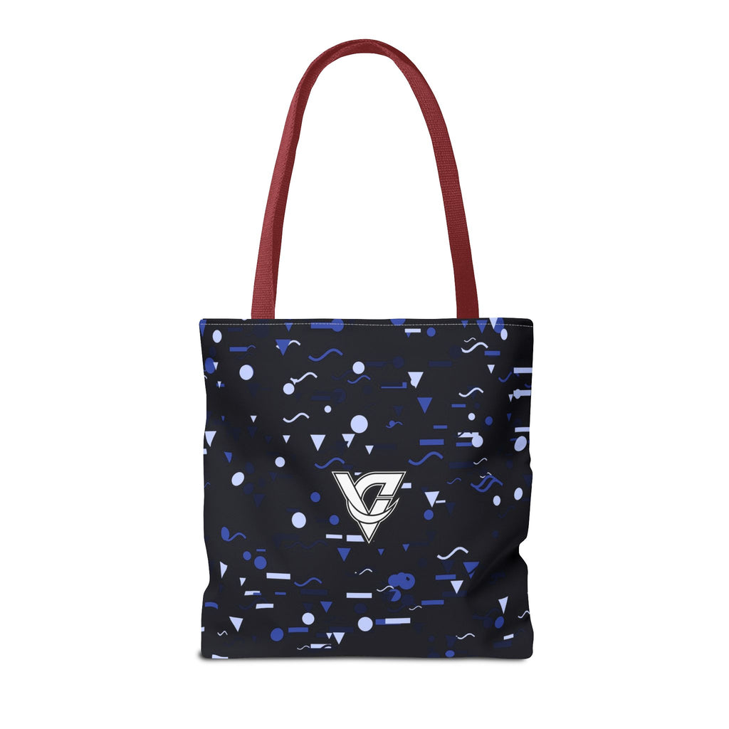 Midnight Confetti Tote Bag — All-Over Print Gym & Everyday Tote