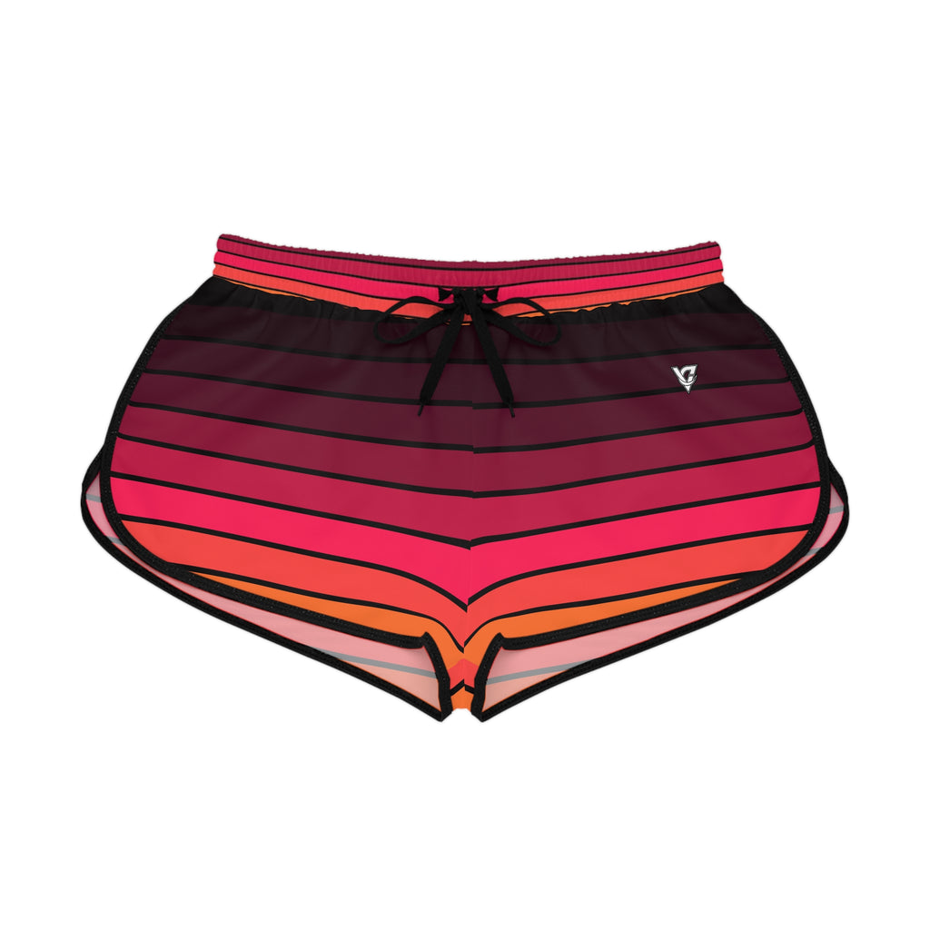 Women's Infrared Horizon Relaxed Shorts — All-Over Print Running & Workout Shorts