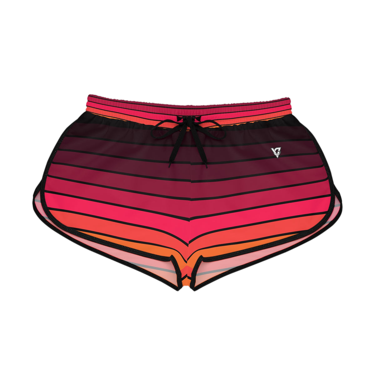 Women's Infrared Horizon Relaxed Shorts — All-Over Print Running & Workout Shorts