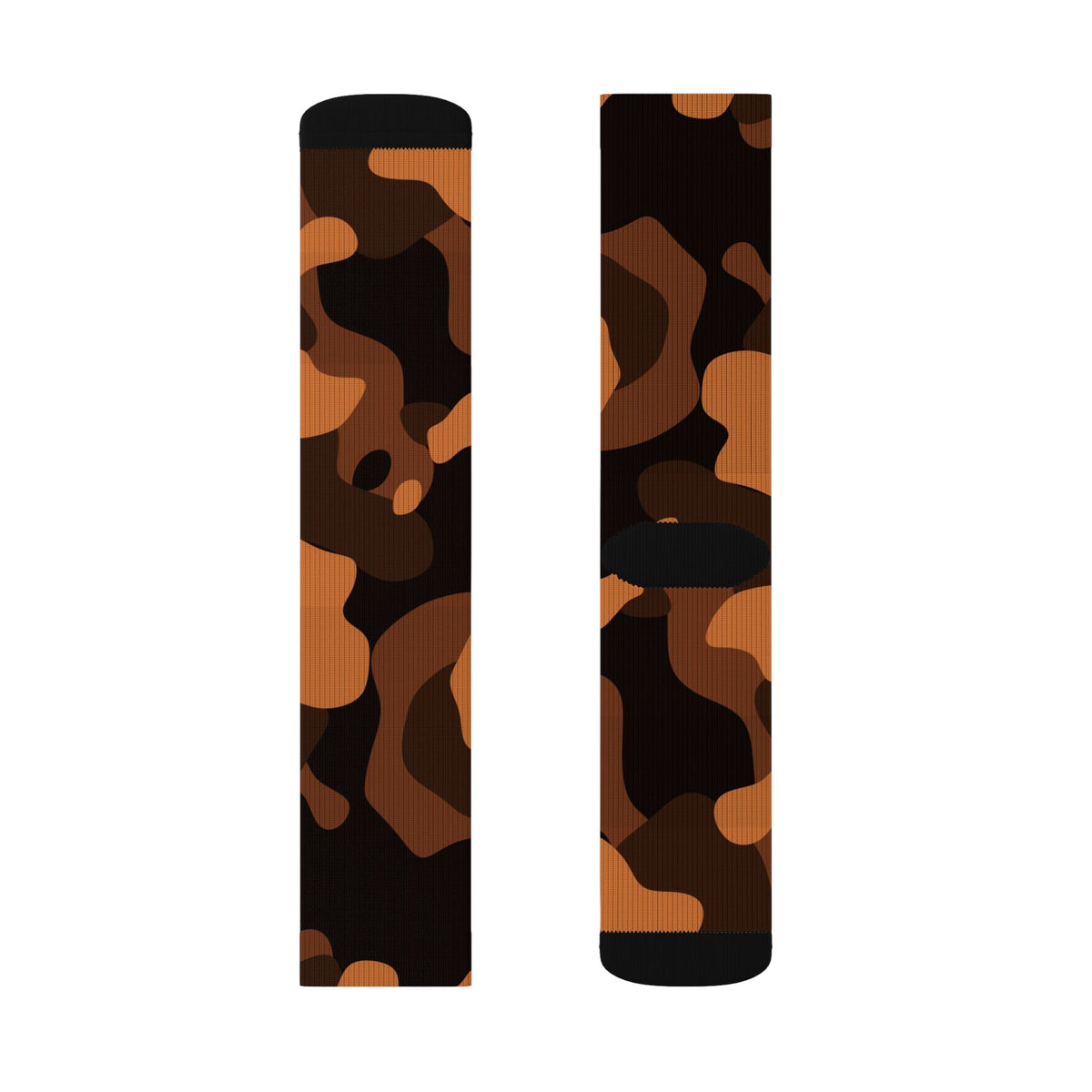 Copper Camo Athletic Crew Socks