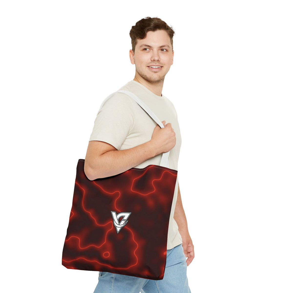Maple Marble Tote Bag — All-Over Print Gym & Everyday Tote
