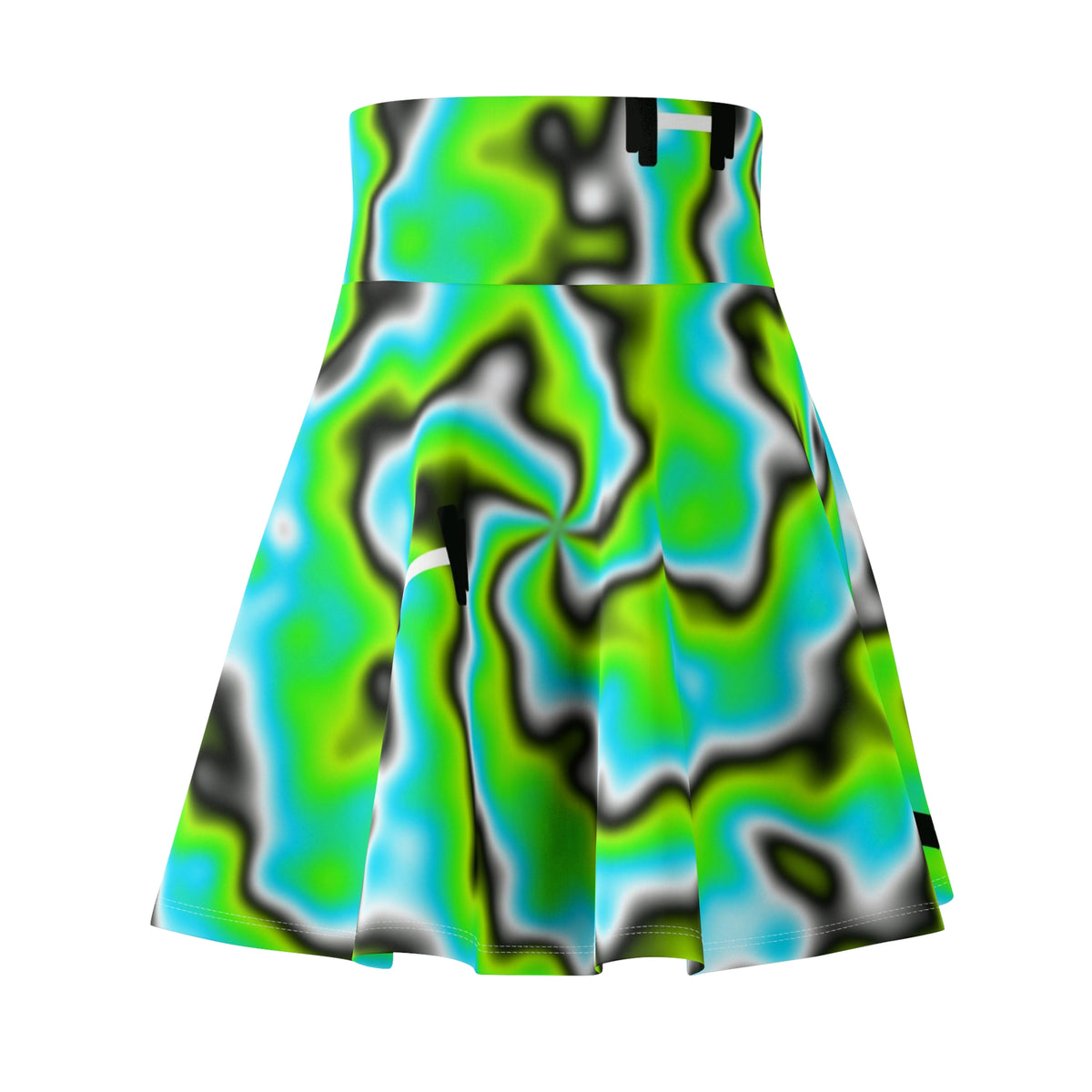 Training & Gym Lime Riot Tie-Dye Spin Women's Athletic Skater Skirt