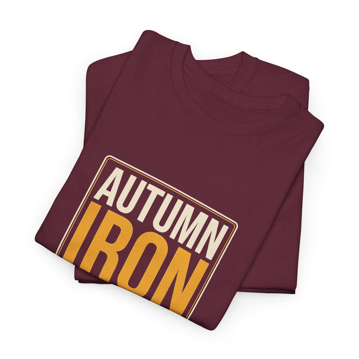 Autumn Iron | Men's Graphic Gym T-Shirt