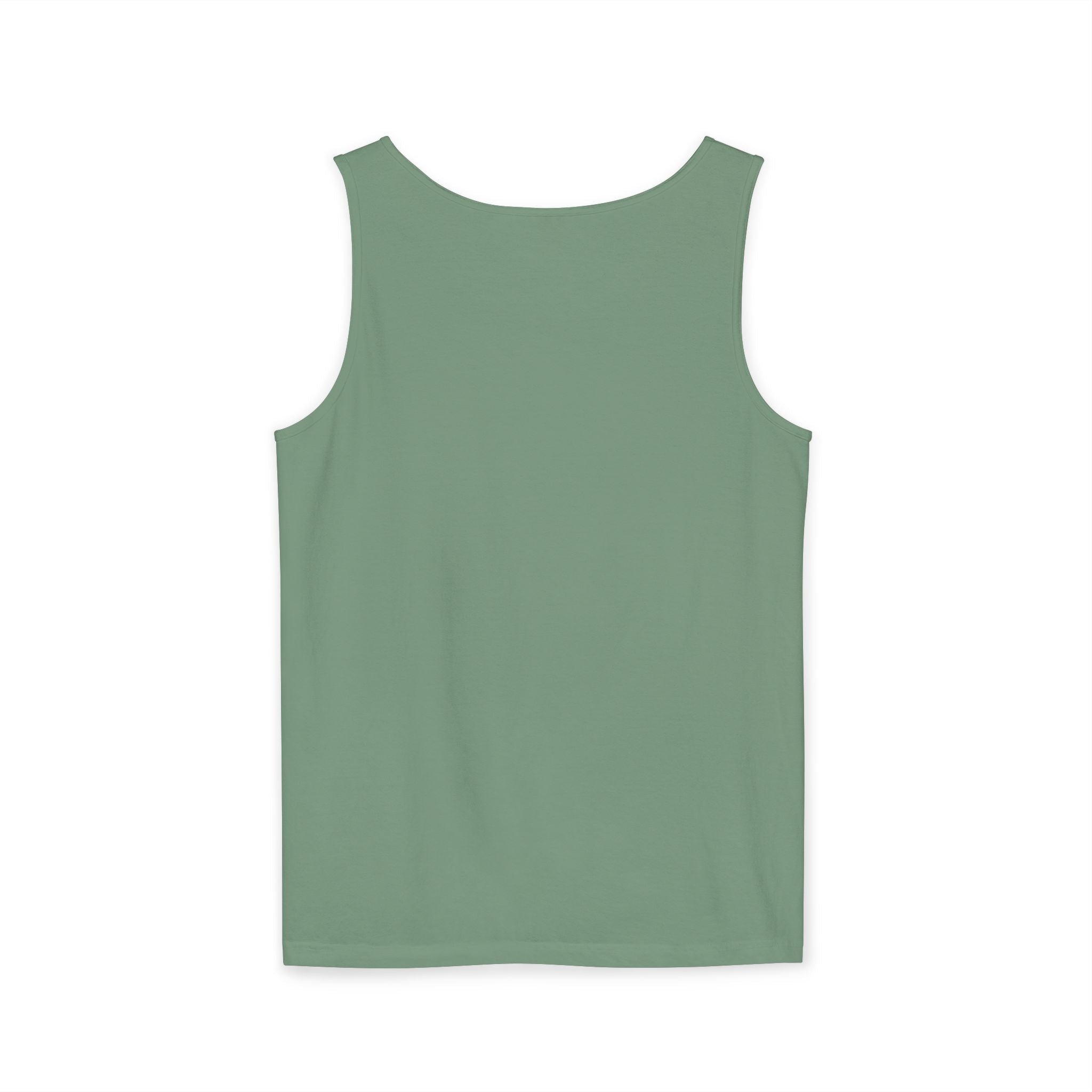 Minimal Geometric Triangle Logo Tank Top | Chest Emblem