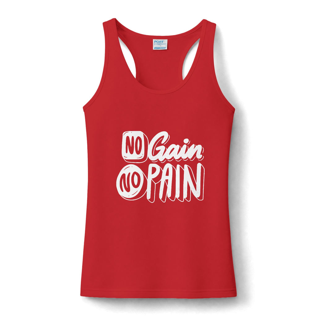 No Pain No Gain Women's Performance Tank by Vantacore Athletics, view 4