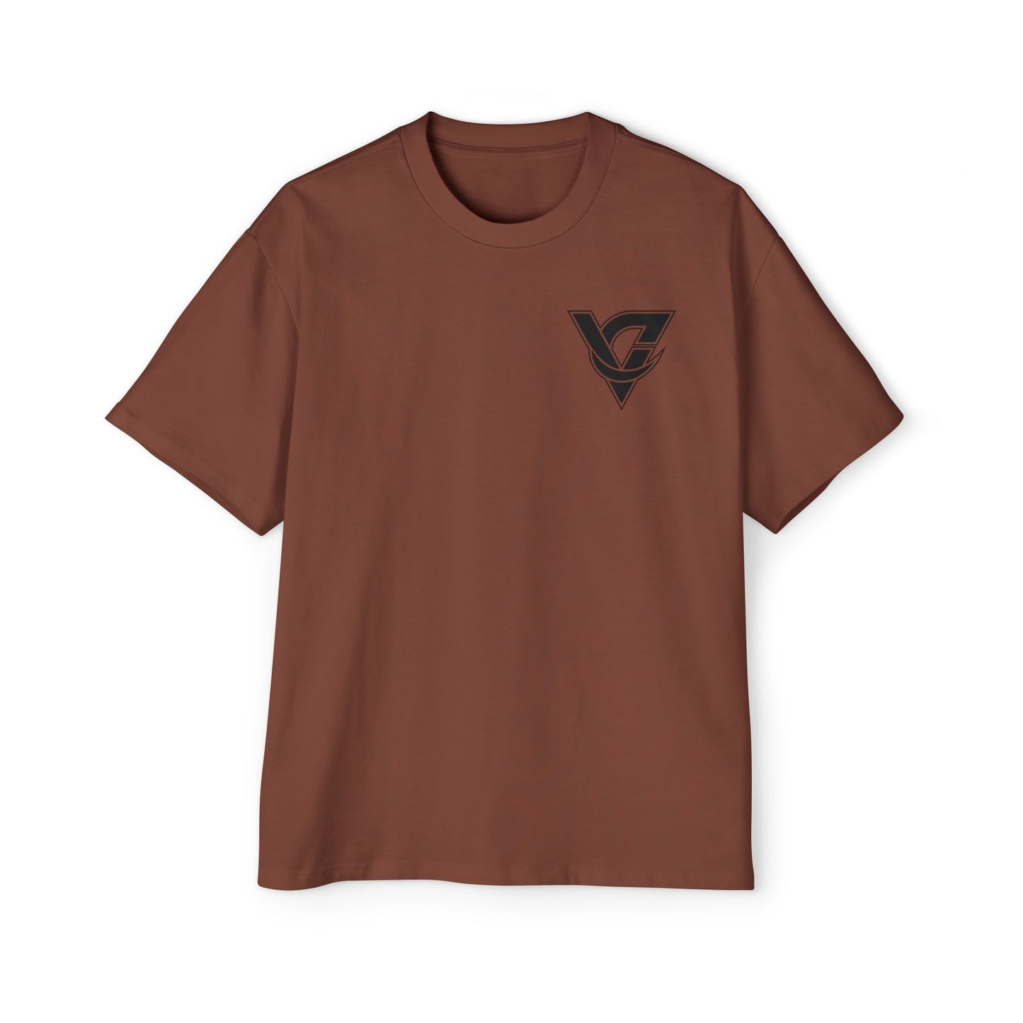 Graphic Tee — Minimal Geometric V Logo Chest Print